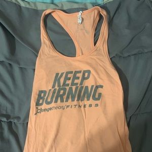 Orangetheory keep burning tank top